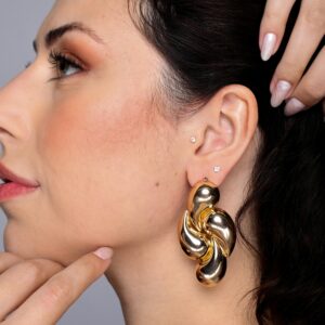 Crystal Petal Studs